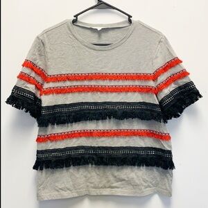 Endless Rose fringe tee shirt